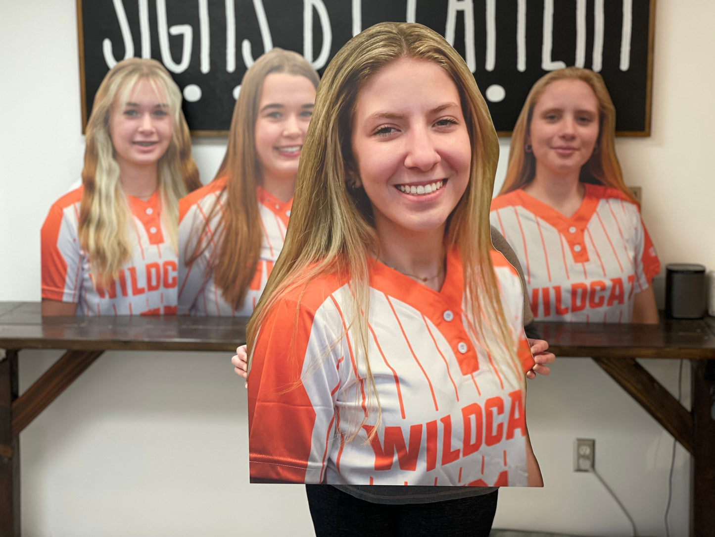 PERSONALIZED HEAD CUTOUT VOLLEYBALL FUNDRAISER
