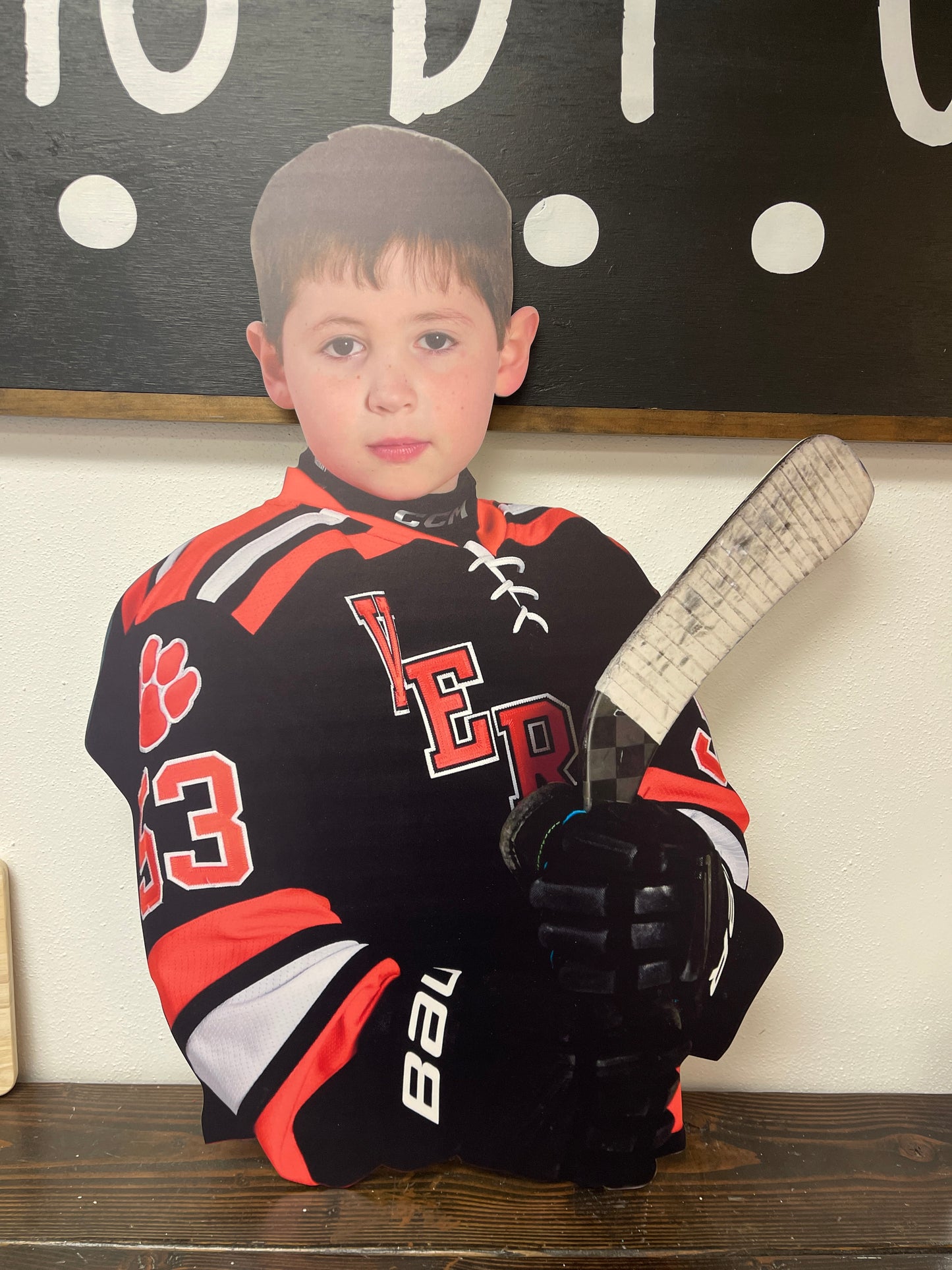 Hockey Foam Core Board Cutout