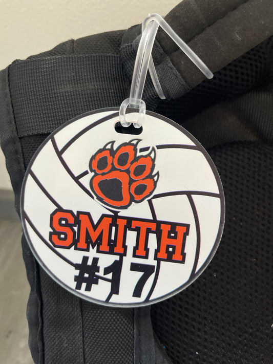 Verona WILDCAT PAW Bag Tag