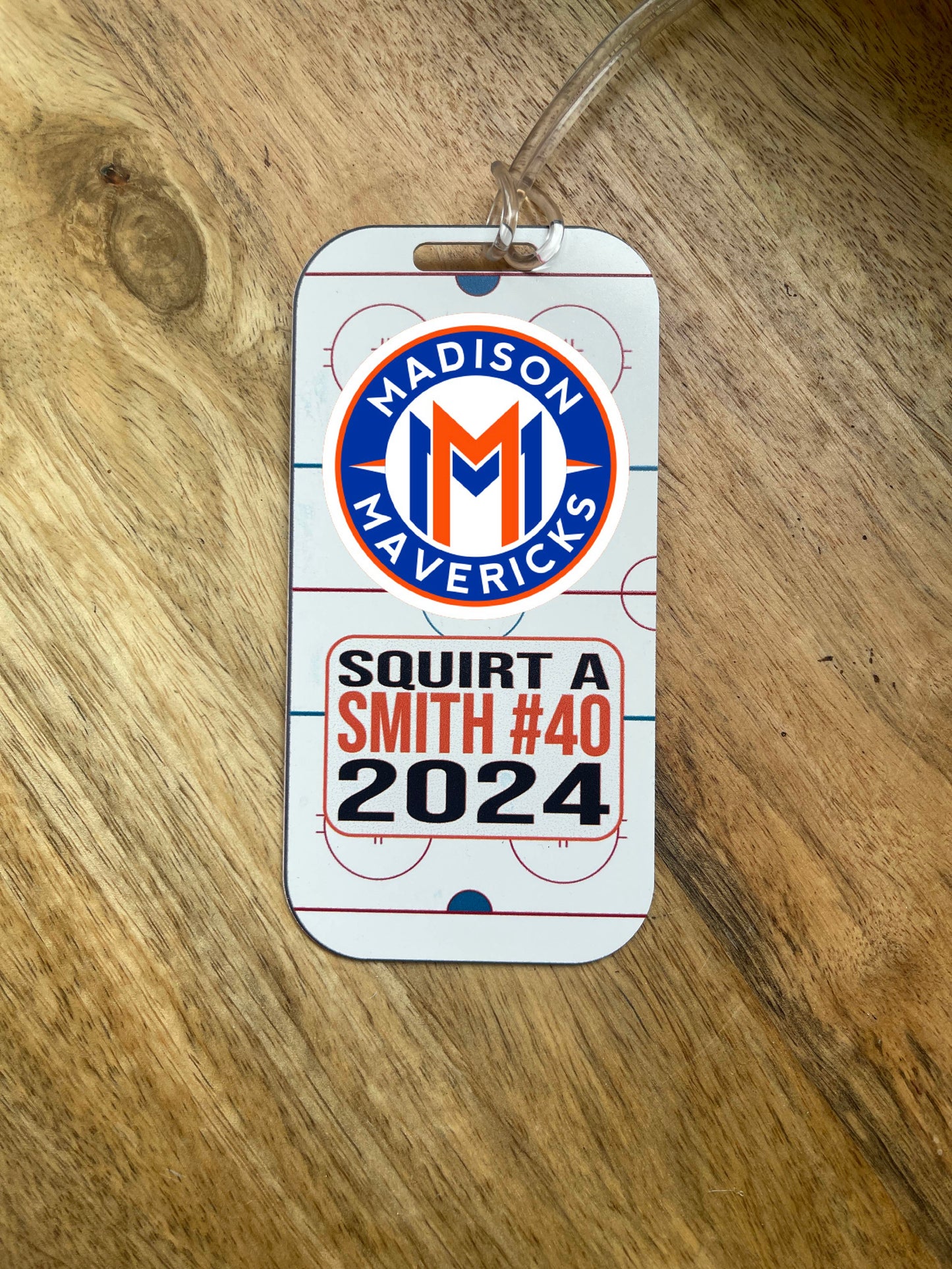 Madison Mavericks Hockey Bag Tag