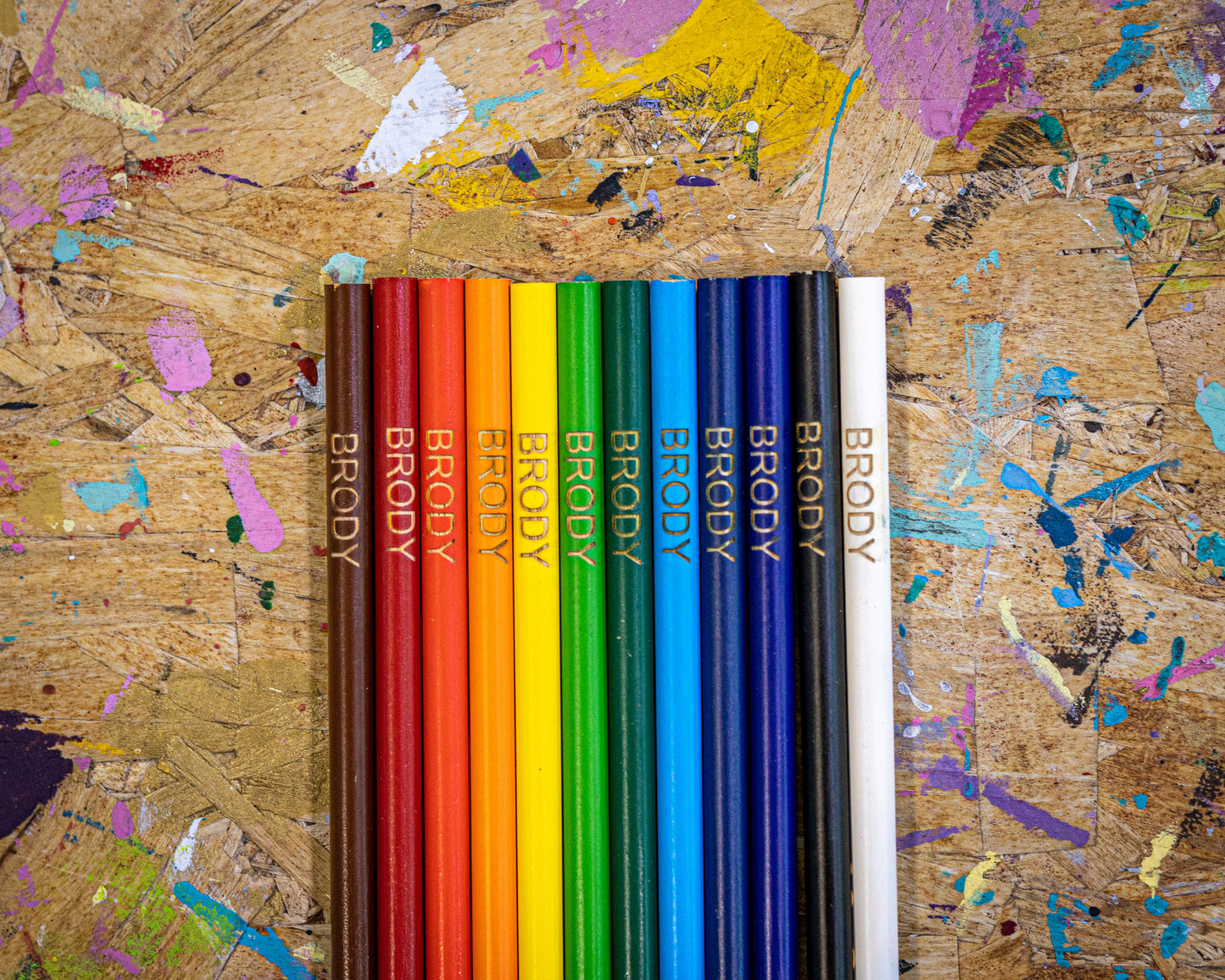 Personalized Engraved Crayola Colored Pencils