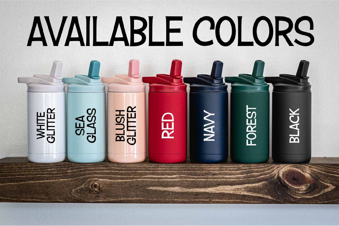 12oz Stainless Steel Personalized Water Bottle