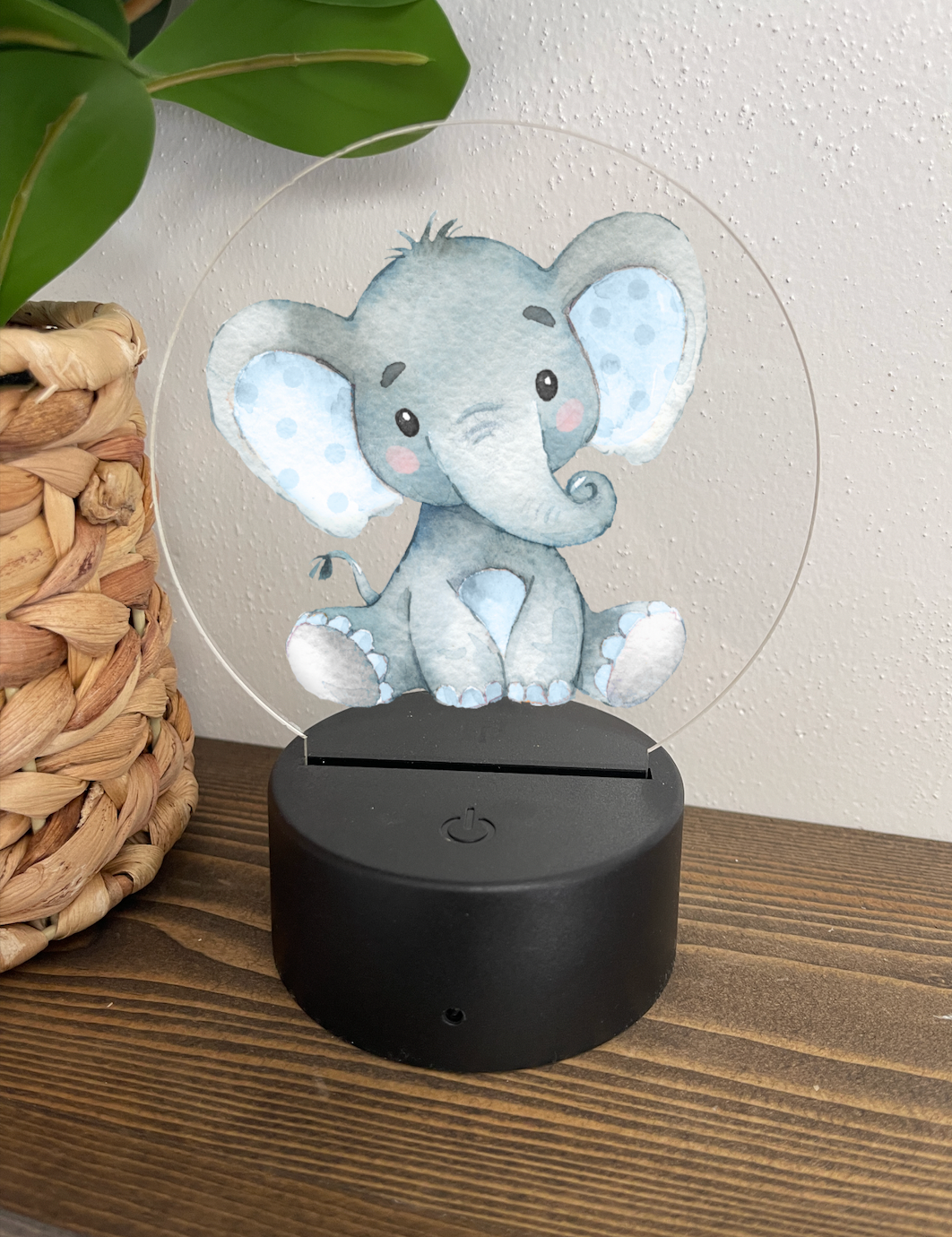 Boy Elephant Night Light