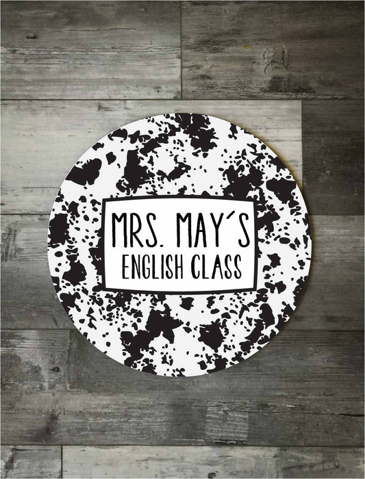 Teacher Speckled Sign