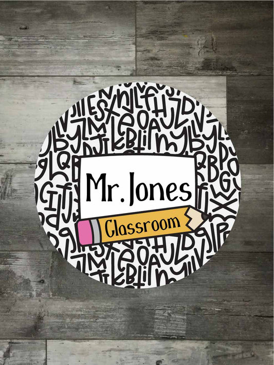 Teacher Notebook Sign