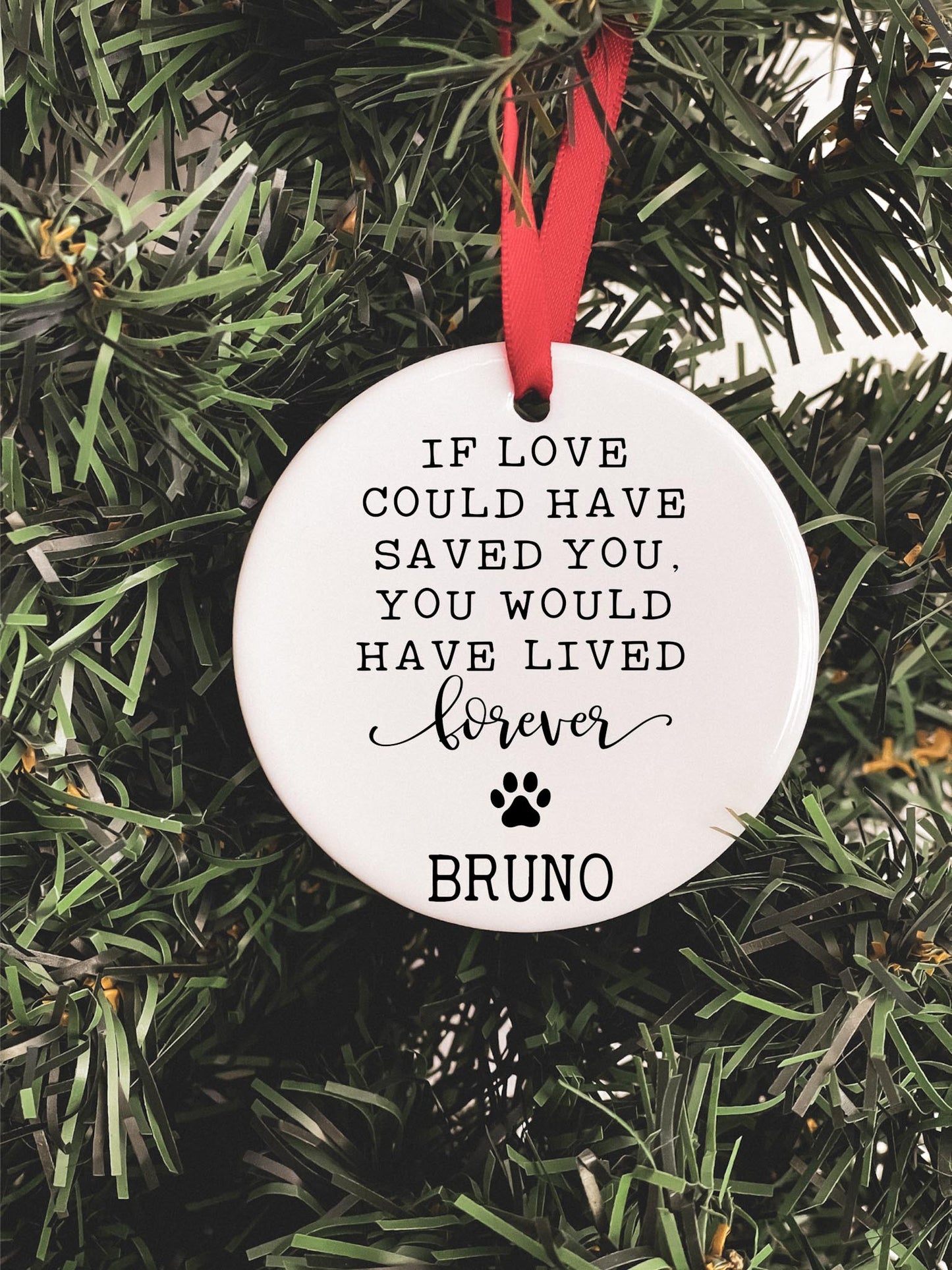 Pet Photo Ornament