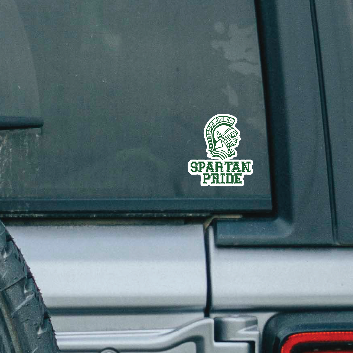 Spartan Pride Car Window Decal